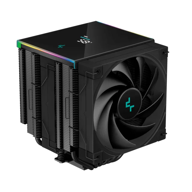 Ventola per PC DeepCool AK620 DIGITAL Processore Raffreddatore d'aria 12 cm Nero 1 pz [R-AK620-BKADMN-G]