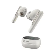 Cuffia con microfono POLY Auricolari bianco sabbia Voyager Free 60+ UC M + Adattatore BT700 USB-A Custodia di ricarica touchscreen [7Y8G7AA]