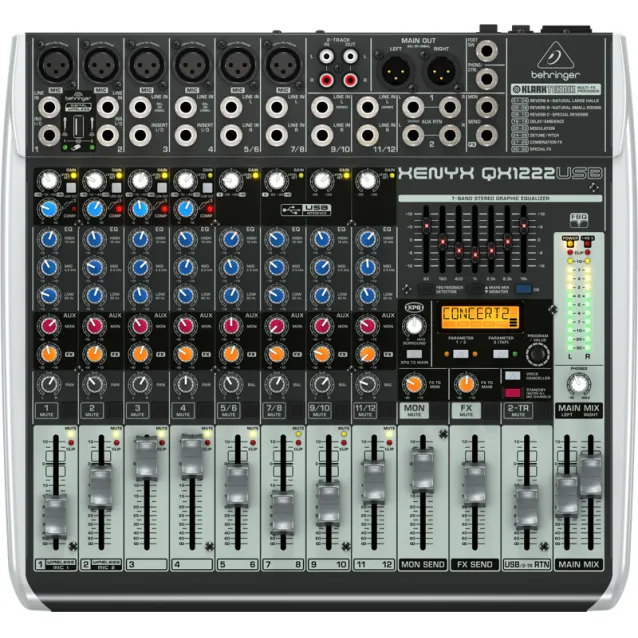 Behringer QX1222USB mixer audio 16 canali [QX1222USB]