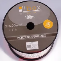Libox Kabel głośnikowy 2x6,00mm LB0049 cavo audio 100 m Trasparente [LB0049]