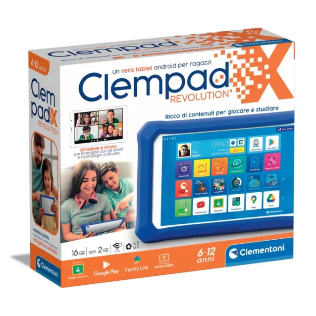 SCOPRI LE OFFERTE ONLINE SU Tablet per bambini Clementoni Clempad X  Revolution 16 GB Wi-Fi Bianco [16762]