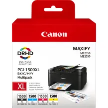 Cartuccia inchiostro Canon Cartucce d'inchiostro a resa elevata Multipack BK/C/M/Y PGI-1500XL [PGI-1500 XL]