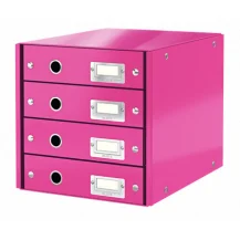 Leitz 60490023 scatola per la conservazione di documenti Pannello in fibra Rosa [6049-00-23]