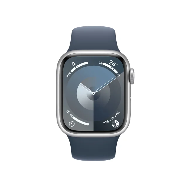 Smartwatch Apple Watch Series 9 41 mm Digitale 352 x 430 Pixel Touch screen 4G Argento Wi-Fi GPS (satellitare) [MRHV3QF/A]