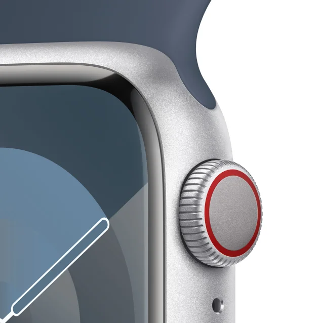 Smartwatch Apple Watch Series 9 41 mm Digitale 352 x 430 Pixel Touch screen 4G Argento Wi-Fi GPS (satellitare) [MRHV3QF/A]