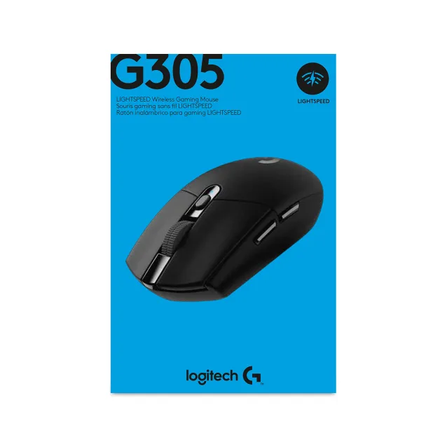 Logitech G G305 mouse Mano destra RF senza fili + Bluetooth Ottico 12000 DPI [910-005283]