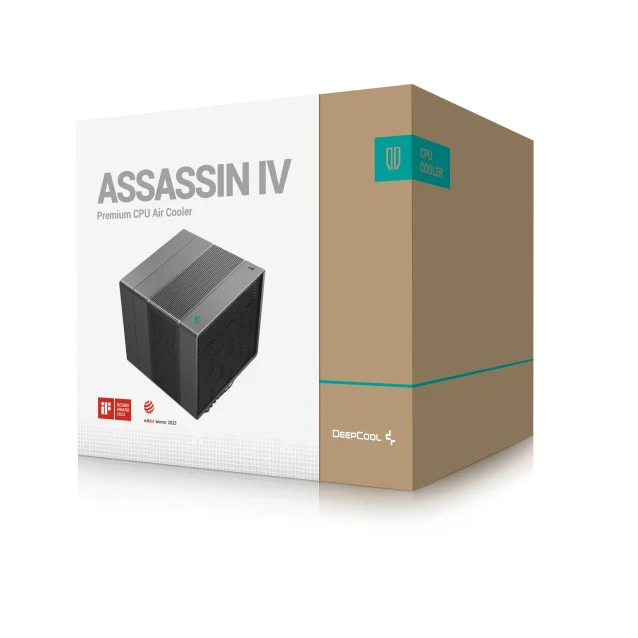 Ventola per PC DeepCool ASSASSIN IV Processore Raffreddatore d'aria 14 cm Nero 1 pz [R-ASN4-BKNNMT-G]