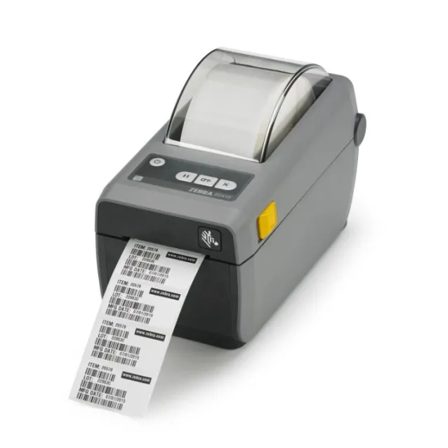 Stampante per etichette/CD Zebra ZD410 stampante etichette (CD) Termica diretta 203 x DPI 152 mm/s Con cavo e senza Collegamento ethernet LAN Bluetooth [ZD41022-D0EE00EZ]