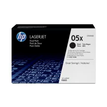 HP Confezione da 2 cartucce originali di Toner nero ad alta capacità LaserJet 05X [CE505XD]