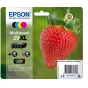Cartuccia inchiostro Epson Strawberry Multipack Fragole 4 colori Inchiostri Claria Home 29XL