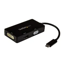 StarTech.com Adattatore Multiporta USB-C - Scheda Grafica Esterna 3 in 1 USB Tipo-C a HDMI, DVI o VGA [CDPVGDVHDBP]