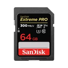 Memoria flash SanDisk Extreme PRO 64 GB SDXC UHS-II Classe 10 [SDSDXDK-064G-GN4IN]