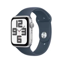 Smartwatch Apple Watch SE OLED 44 mm Digitale 368 x 448 Pixel Touch screen Argento Wi-Fi GPS (satellitare) [MREE3QF/A]
