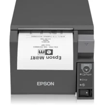 Epson TM-T70II [025A1] 180 x DPI Cablato Termico Stampante POS (EPSON [025A1]: SERI - + BUILT-IN USB PS BLACK UK) [C31CD38025A1]