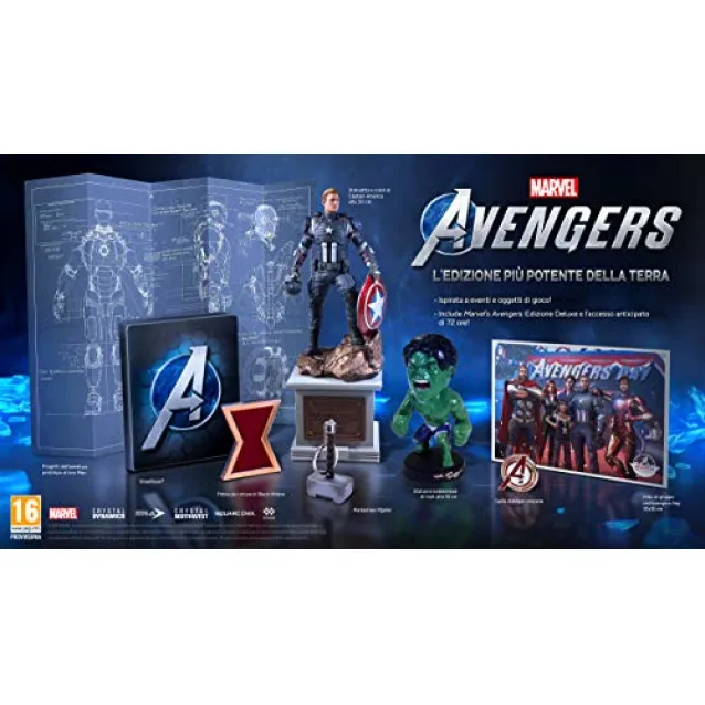 Videogioco Koch Media Marvel's Avengers Collector edition Collezione Inglese, ITA Xbox One [1052115]