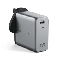 Satechi ST-UC100WSM-UK Caricabatterie per dispositivi mobili Grigio Interno (Satechi 100W USB-C PD GaN Wall Charger) [ST-UC100WSM-UK]