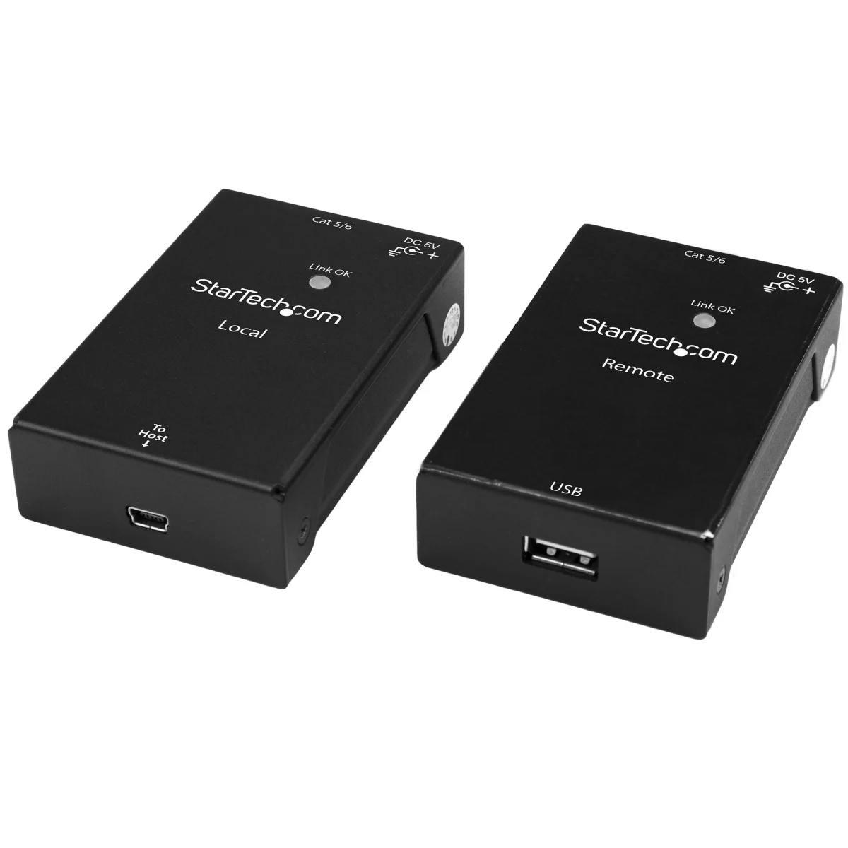 StarTech.com Extender USB 2.0 su cavo Cat5e/Cat6 (RJ45) - Fino a 50m Kit  adattatore per estensore porta ad alta velocità Alimentato Prolunga via