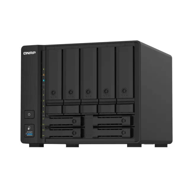 Server NAS QNAP TS-932PX Tower Collegamento ethernet LAN Nero Alpine AL-324 [TS-932PX-4G]