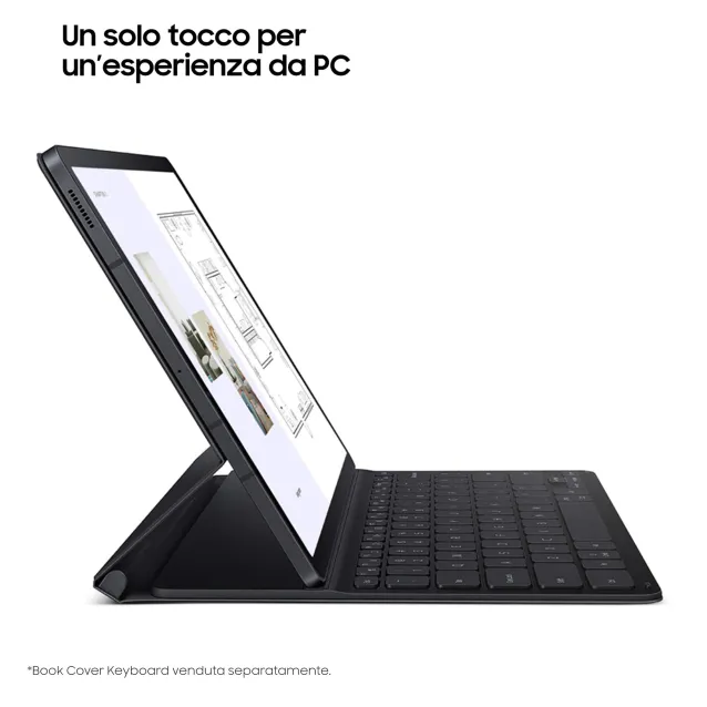 Samsung Galaxy Tab S7 FE Tablet Android 12,4 Pollici Wifi RAM 4 GB 64 11 Black