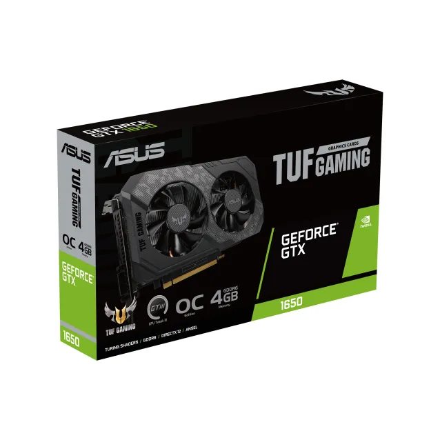 Scheda video ASUS TUF Gaming TUF-GTX1650-O4GD6-P-V2-GAMING NVIDIA GeForce GTX 1650 4 GB GDDR6 [90YV0GX2-M0NA00]