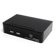 StarTech.com Switch KVM DVI USB 2 porte, con audio e hub 2.0 [SV231DVIUA]