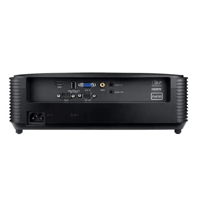 Optoma H190X videoproiettore Proiettore a raggio standard 3900 ANSI lumen DLP WXGA (1280x800) Compatibilità 3D Nero [E9PX7D701EZ2]