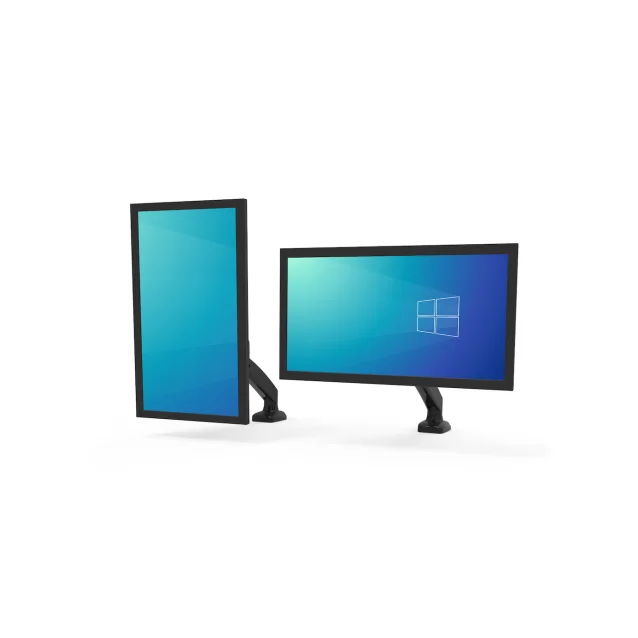 Port Designs 901104 supporto da tavolo per Tv a schermo piatto 81,3 cm [32] Morsa Nero (MONITOR ARM VESA SINGLE SCREEN - ) [901104]