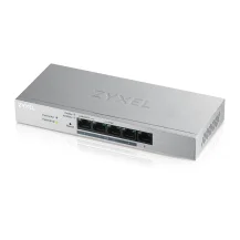 Switch di rete Zyxel GS1200-5HP v2 Gestito Gigabit Ethernet [10/100/1000] Supporto Power over [PoE] Grigio (Zyxel 5 Port PoE+ webmanaged 4x PoE 60 Watt) [GS1200-5HPV2-GB0101F]