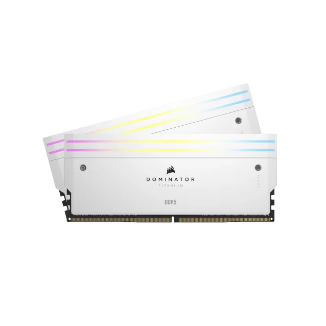 Corsair Dominator Titanium CMP64GX5M2X6600C32W memoria 64 GB 2 x 32 DDR5 6600 MHz nuove confezione aperta [CMP64GX5M2X6600C32W]