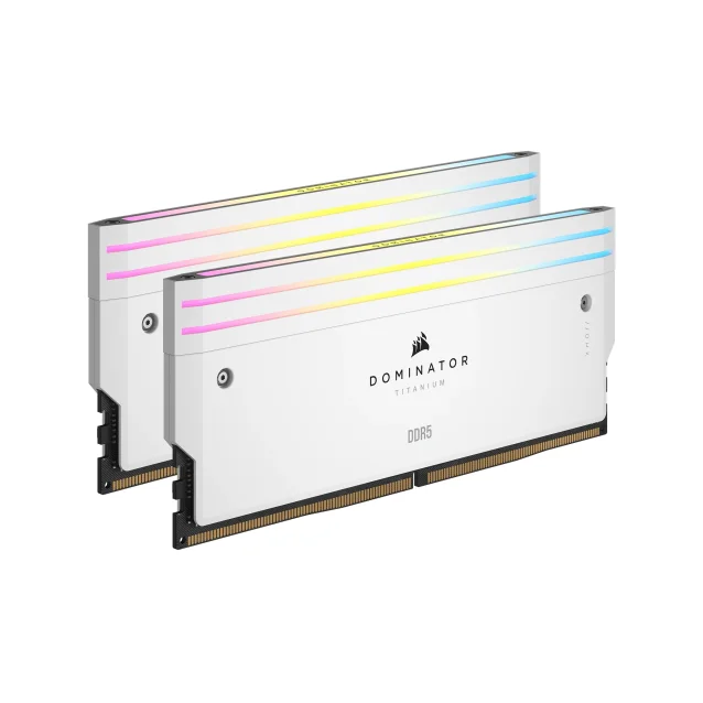 Corsair Dominator Titanium CMP64GX5M2X6600C32W memoria 64 GB 2 x 32 DDR5 6600 MHz nuove confezione aperta [CMP64GX5M2X6600C32W]