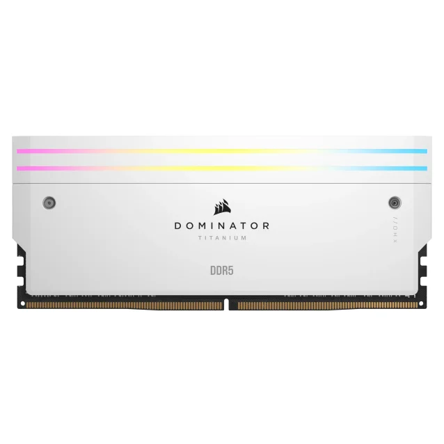 Corsair Dominator Titanium CMP64GX5M2X6600C32W memoria 64 GB 2 x 32 DDR5 6600 MHz nuove confezione aperta [CMP64GX5M2X6600C32W]