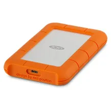 Hard disk esterno LaCie Rugged USB-C disco rigido 4 TB Arancione, Argento [STFR4000800]