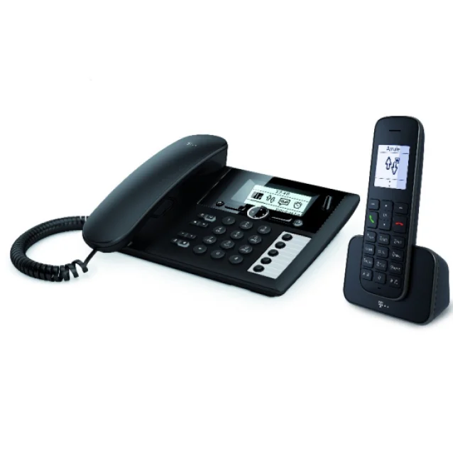 Telekom Sinus PA 207 Plus 1 Telefono analogico/DECT Identificatore di chiamata Nero [40753987]