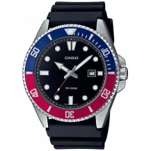 Casio MDV-107-1A3VEF orologio Orologio da polso Quarzo Blu, Rosso, Acciaio inossidabile [MDV-107 -1A3VEF]