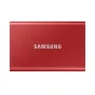 SSD esterno Samsung Portable T7 500 GB Rosso [MU-PC500R/WW]