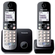Panasonic KX-TG6812GB telefono Telefono DECT Identificatore di chiamata Nero [KX-TG6812GB]