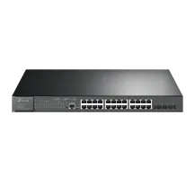 TP-Link JetStream TL-SG3428XMP switch di rete Gestito L2+ Gigabit Ethernet (10/100/1000) Supporto Power over (PoE) 1U Nero [TL-SG3428XMP]
