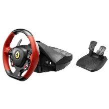 Thrustmaster Ferrari 458 Spider Black, Red Steering wheel + Pedals Xbox One