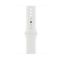 Apple MP7F3ZM/A accessorio indossabile intelligente Band Bianco Fluoroelastomero (APPLE WATCH 45 WHITE SP) [MP7F3ZM/A]