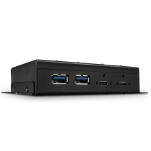 Hub USB Lindy 43094 hub di interfaccia 3.2 Gen 2 [3.1 2] Type-C 10000 Mbit/s Nero (4 Port Usb 3.1 Type C - Metal Warranty: 24M) [43094]