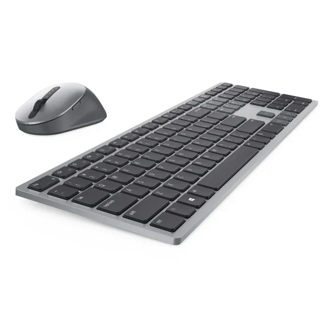 DELL KM7321W tastiera Mouse incluso RF senza fili + Bluetooth QWERTZ Tedesco Grigio, Titanio [KM7321WGY-GER]