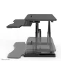 Neomounts Postazione di lavoro per rimanere in piedi o seduto (Sit - Stand Workstation Black) [NS-WS300BLACK]