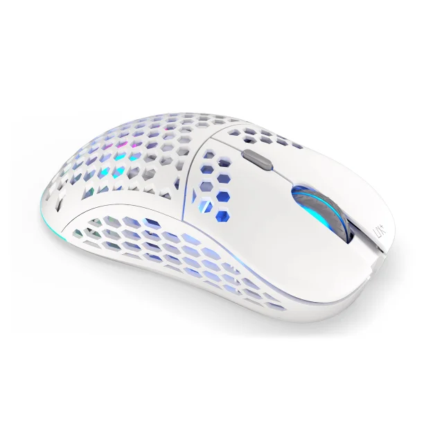 ENDORFY LIX Plus Onyx White Wireless mouse Mano destra RF + USB Type-C Ottico 19000 DPI [EY6A009]