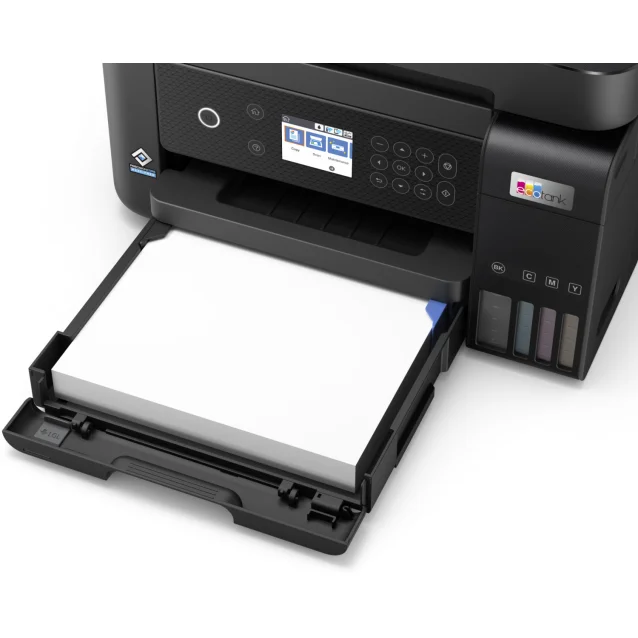 Multifunzione Epson EcoTank ET-3850 Ad inchiostro A4 4800 x 1200 DPI 33 ppm Wi-Fi (Epson ET 3850 ET3850 - Multifunction printer colour ink-jet refillable [media] up to 15.5 [printing] 250 sheets USB, LAN, black) [C11CJ61401]