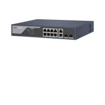 Hikvision DS-3E1310P-SI switch di rete Gestito L2 Gigabit Ethernet (10/100/1000) Supporto Power over (PoE) Nero [301802015]
