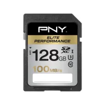 Memoria flash PNY 128 GB SDXC UHS-I Classe 10 (PNY Elite Performance Flash Memory Card 128GB Class UHS-1 U3 [while stocks last] [5Years warranty]) [SD128ELIPER-EF]