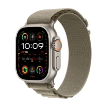 Smartwatch Apple Watch Ultra 2 GPS + Cellular, Cassa 49m in Titanio con Olive Alpine Loop - Large [MRF03TY/A]