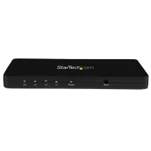 Ripartitore video StarTech.com Sdoppiatore Splitter HDMI 4k 30hz 1x4 porte con custodia in alluminio [ST124HD4K]