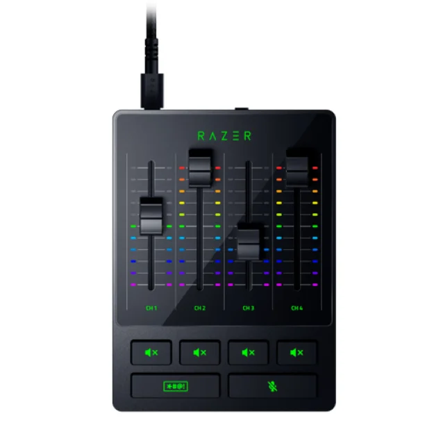 Razer RZ19-03860100-R3M1 mixer audio 4 canali 10 - 20000 Hz Nero (RAZER ALL-IN-ONE ANALOG AUDIO MIXER) [RZ19-03860100-R3M1]