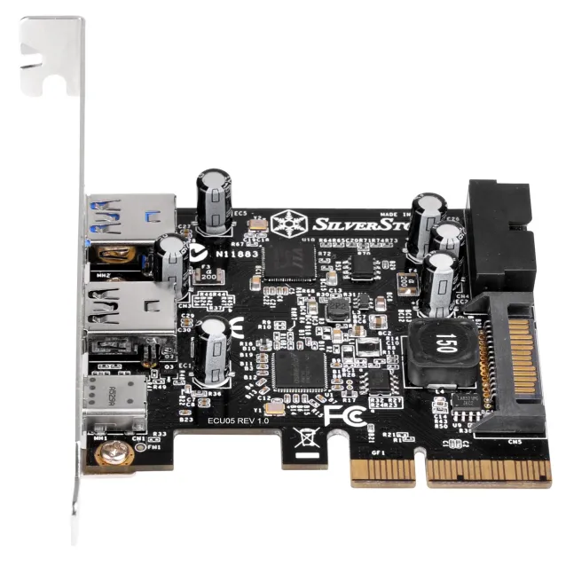 Silverstone ECU05 scheda di interfaccia e adattatore Interno USB 3.2 Gen 1 (3.1 1) [SST-ECU05]